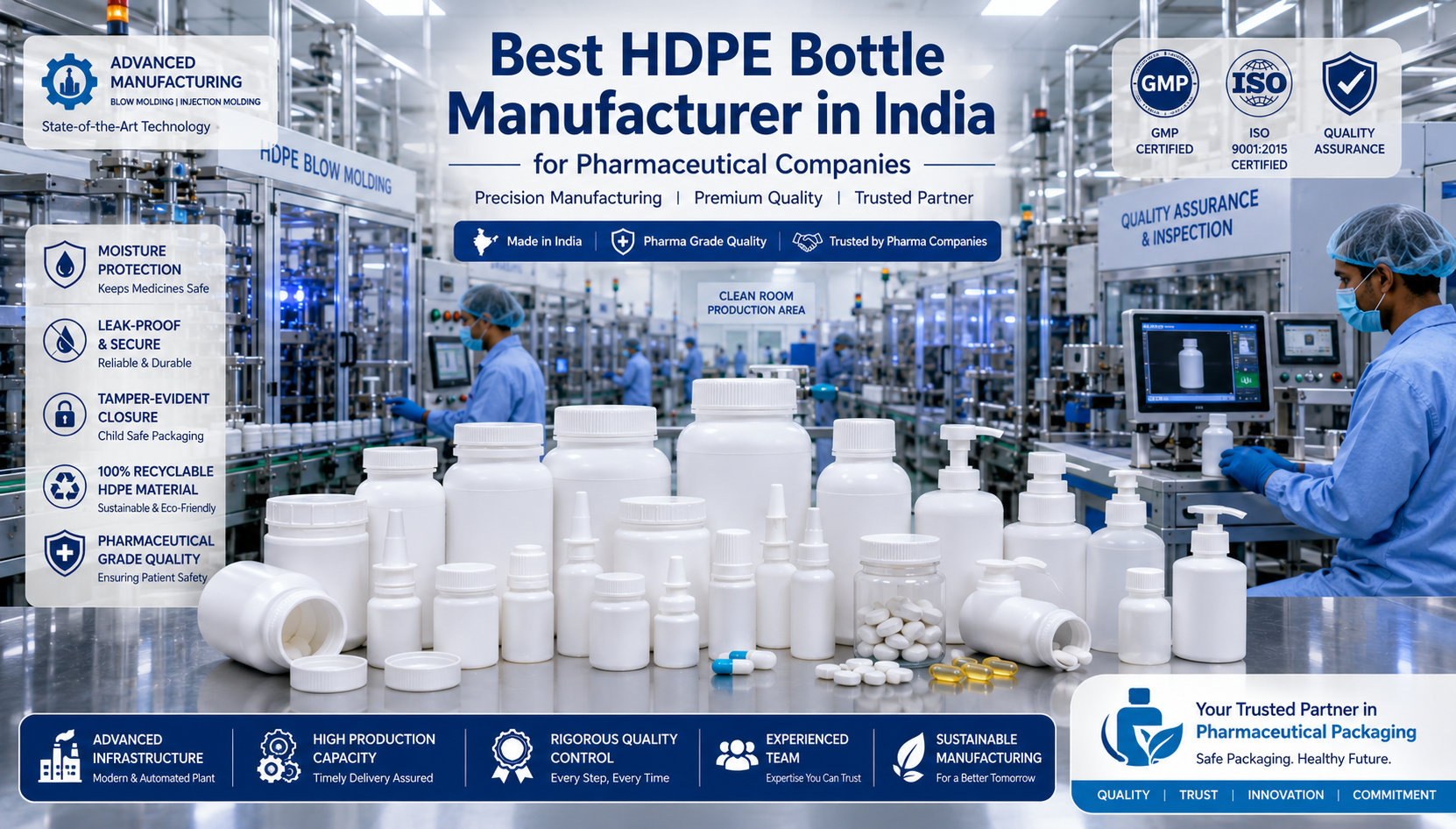 Best HDPE Bottle Manufacturer in India