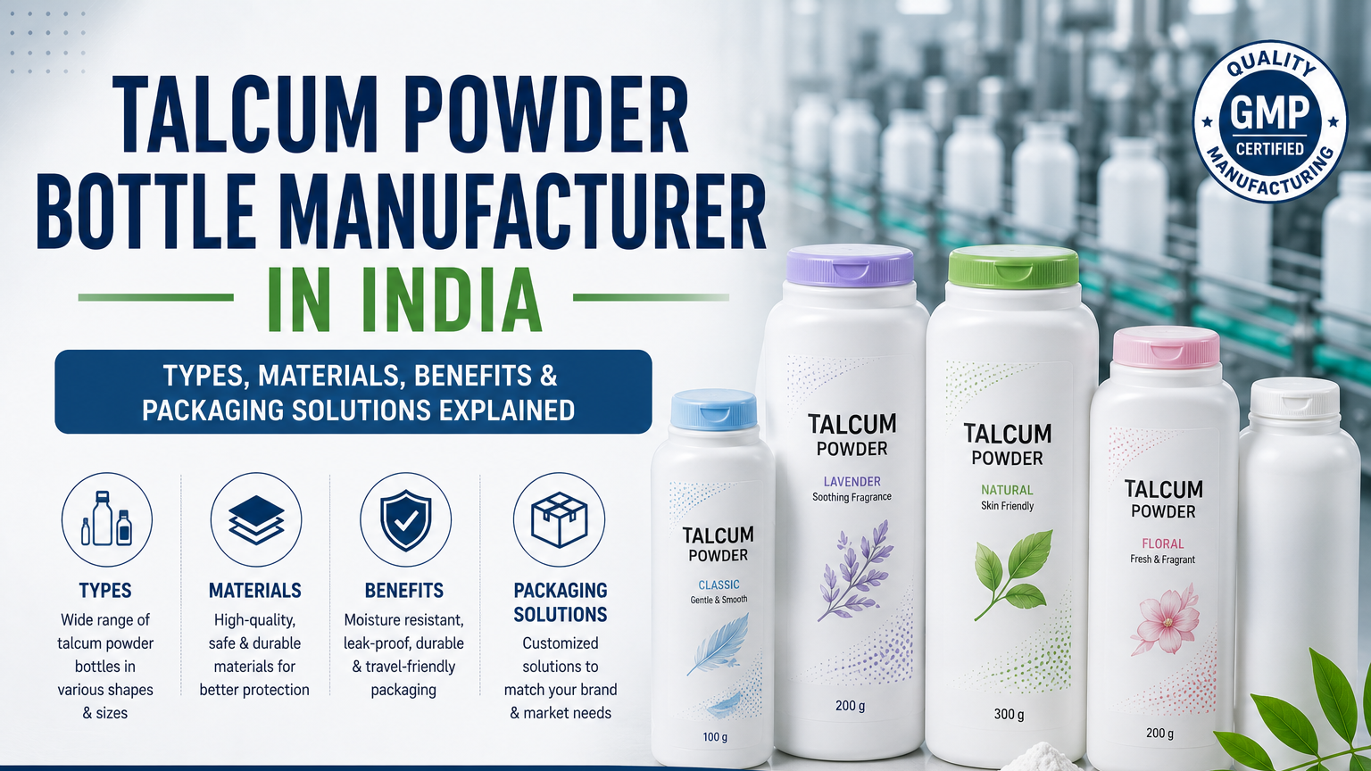 Talcum Powder Bottle Manufacturer